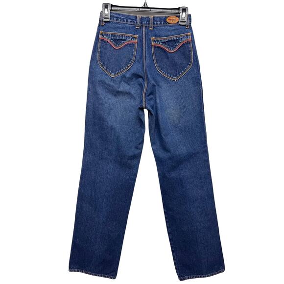 PENTIMENTO BRITTANIA Vintage 80s High‎ Waisted Straight Leg Jeans Women's 25x29 - Picture 7 of 13